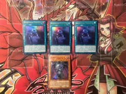 Yugioh! Nightmare Throne - LEDE-EN061 + Yubel PTDN - Playset x3 - Image 1