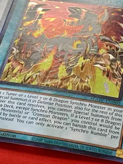 Crimson Dragon + Synchro Rumble + Snake-Eyes Vengeance Dragon | YuGiOh! - Image 5