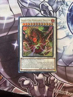 (ALIN) Snake-Eyes Vengeance Dragon ALIN-EN040 Alliance Insight 1st Ed VLP - Image 1