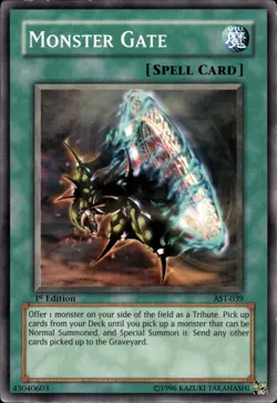 Monster Gate - 1st Edition AST-039 - LP - YuGiOh - Image 1