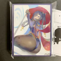 Limited Standard Size Card Sleeves Genshin Impact Mona doujin Comiket 60 pcs - Image 1