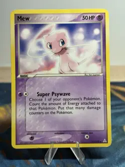Mew 111/110 Promo 2006 Rare Non Holo Ex Holon Phantoms Pokemon Card MP HP - Image 1