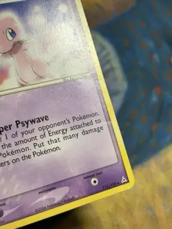 Mew 111/110 Promo 2006 Rare Non Holo Ex Holon Phantoms Pokemon Card MP HP - Image 4
