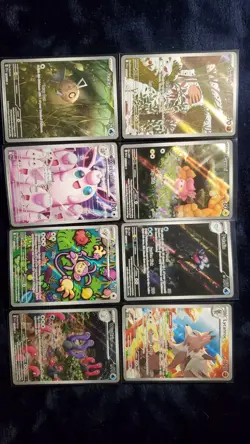 Pokemon Card Lot (55) - Illustration Rares, Shiny, Full Art, Mega Charizard X - Image 2
