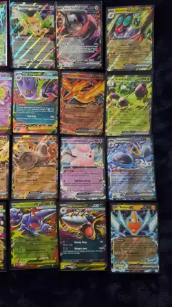 Pokemon Card Lot (55) - Illustration Rares, Shiny, Full Art, Mega Charizard X - Image 5