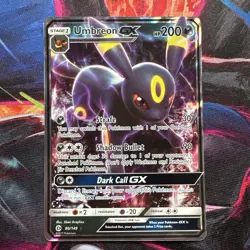 Pokemon Umbreon GX Card 80/149 Sun & Moon Base Set Ultra Rare SM Holo - Image 1