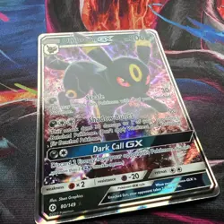 Pokemon Umbreon GX Card 80/149 Sun & Moon Base Set Ultra Rare SM Holo - Image 2