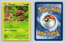 Chespin #7/162 XY Breakthrough Common 2015 Pokemon TCG Card - Image 1