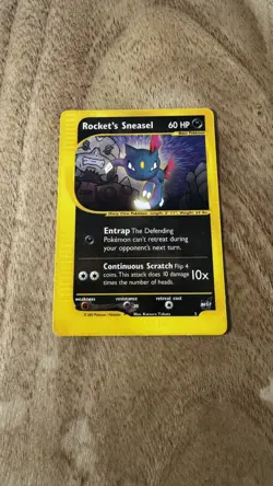 Pokemon TCG Best of Promos Rocket’s Sneasel # 5 Promo Card NEAR MINT (NM) - Image 1