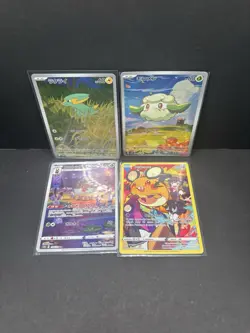 Pokemon Full Art Trainer Gallery / Art Rare Lot Dedenne + 3 Cards - Image 1