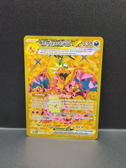 Pokemon TCG Charizard EX Holo Card Sv03: Obsidian Flames 228/197 - Image 1