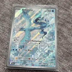 2025 Pokemon Articuno Journey Together card #161/159 Illustration Rare - Image 1