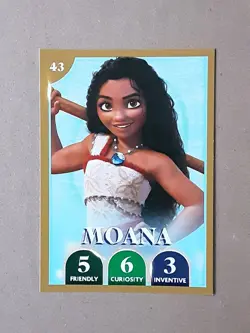 Morrisons Christmas Party 2025 Disney Trading Cards no. 43 Moana - Image 1