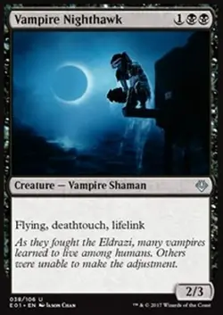 *MRM* ENGLISH Faucon de Nuit Vampire - Vampire Nighthawk MTG Archenemy - Image 1