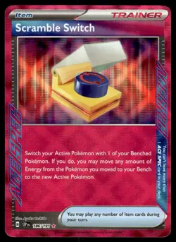 Pokemon TCG Surging Sparks #186/191 Scramble Switch NM - Image 1