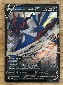 Pokemon TCG - Hisuian Samurott V 101/189 Astral Radiance - NM - Image 1