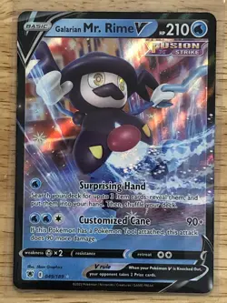 Pokemon TCG - Galarian Mr. Rime V 049/189 Astral Radiance - NM - Image 1