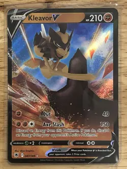 Pokemon TCG - Kleavor V 087/189 Astral Radiance - NM - Image 1
