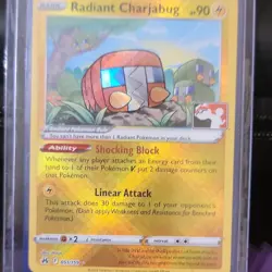 Pokemon Radiant Charjabug 051/159 Holo Prize Pack Promo Pokemon Card 2023 - Image 4