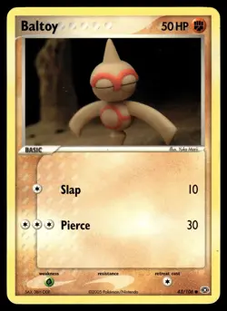 BALTOY - 43/106 Common Emerald Pokemon LP - Image 1