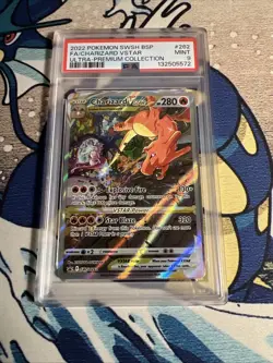 Pokemon Charizard VSTAR SWSH262 Full Art Black Star Promo PSA 9 MINT - Image 1