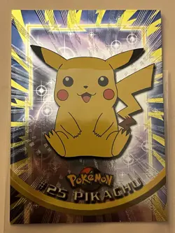Pikachu #25 1999 Topps Foil Pokemon TV Animation Near Mint EXCELLENT 10/10 - Image 2