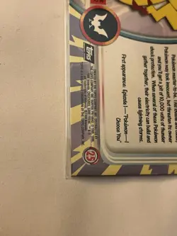 Pikachu #25 1999 Topps Foil Pokemon TV Animation Near Mint EXCELLENT 10/10 - Image 5