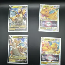 Pokemon Go Dragonite Bundle 049/078 050/078 Swsh235 Swsh236 M/NM CONDITION - Image 1