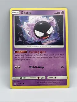 Pokemon - Gastly 67/214 - Unbroken Bonds - Common - Image 1