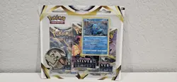 Pokemon TCG Sword & Shield Silver Tempest 3 Booster Packs, Coin & Manaphy Promo - Image 1