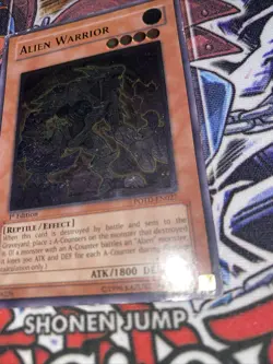 Yugioh! Alien Warrior- 1st Edition - POTD-EN027 - Ultimate Rare - MP Yugioh - Image 2