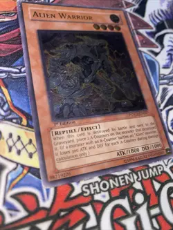 Yugioh! Alien Warrior- 1st Edition - POTD-EN027 - Ultimate Rare - MP Yugioh - Image 3