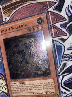 Yugioh! Alien Warrior- 1st Edition - POTD-EN027 - Ultimate Rare - MP Yugioh - Image 5