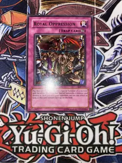 Yugioh Royal Oppression LOD-091 Rare Unlimited Trap NM - Image 1