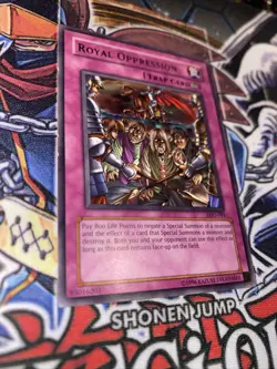 Yugioh Royal Oppression LOD-091 Rare Unlimited Trap NM - Image 3