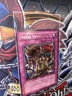 Yugioh Royal Oppression LOD-091 Rare Unlimited Trap NM - Image 4