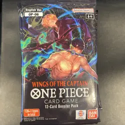One Piece TCG OP06 Wings Of The Captain Booster Pack New & Sealed Bandai - Image 1