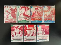 Full Set One Piece Treasure Pack Promo OP-13 ENG Inglese 7 carte Near Mint NM - Image 1
