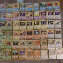 Pokemon Vintage Card Lot, Jungle, Fossil, Team Rocket Pikachu Promo - 73 Cards - Image 2