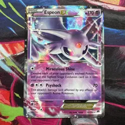 Pokemon Espeon EX Holo Ultra Rare TCG Card 52/122 XY Breakpoint - Image 1