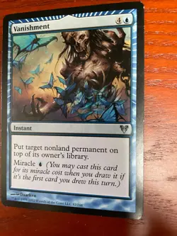 MTG Vanishment CARD SINGLE USED EXCELLENT CONDITION SEE PHOTOS - Image 2