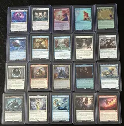 Magic The Gathering LOT 20 Cards ALL RARITY R and ALL IN TOP LOADERS MTG - Image 1