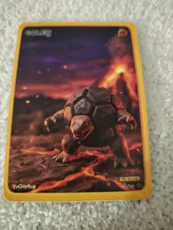 Golem PoClayMon Card Pre Release Non Tcg Fan Art Set - Image 1