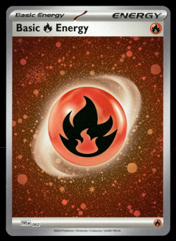 Fire Reverse Holo Energy 002 - S&V 151 - 0-1 Swirls - Pokemon TCG Card NM - Image 1