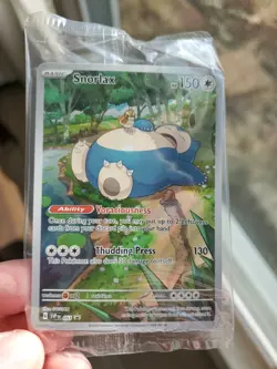 Snorlax 051 Sv: Scarlet & Violet Promo Cards Holo (Sealed) - Image 1