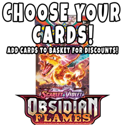 Obsidian Flames Pokemon Cards Choose Your Card - Image 1