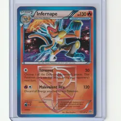 Infernape Pokemon Card 2012 Plasma Storm Holo Rare Card 17/135 - Image 1