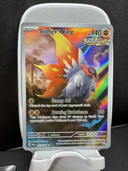 Pokemon SV04: Paradox Rift Card 203/182 Slither Wing Illustration Rare - Image 1