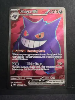 Gengar ex 193/162 Pokemon Temporal Forces Full Art Card - Image 1