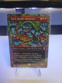 Slash, Reptile Rampager (Borderless) Teenage Mutant Ninja Turtles Foil - Image 1
